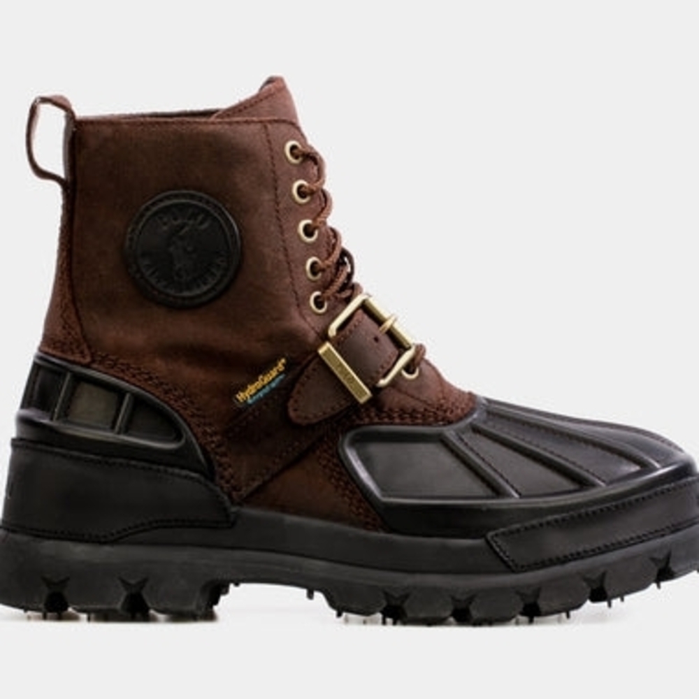 Weatherproof Men's Brown and Black Snow Boots